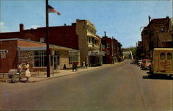 Business District And New Post Office, Allegheny Street Jersey Shore, PA Postcard Postcard