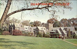 The Worth Dormitory For Women, Swarthmore College Postcard