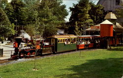 Pulling Out From Station With A Full Load Postcard