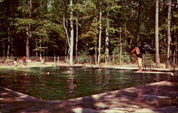 Camp Penn At Old Forge Postcard