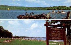 Gouldsboro State Park Pennsylvania Postcard Postcard