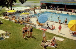 The Swimming Pool Fernwood, PA Postcard Postcard