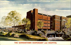 The Germantown Dispensary And Hospital, East Penn And Wister Streets Postcard