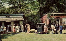 The Post Office & Harness Maker's Shop, Mill Village Postcard