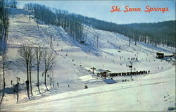 Ski Seven Springs Postcard