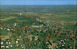 Air View Of Slippery Rock State College Postcard