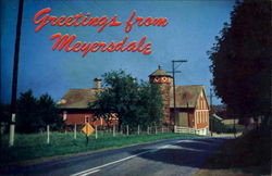 Greetings From Meyersdale Pennsylvania Postcard Postcard