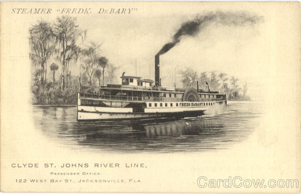 Clyde Steamship Co Steamer Fredk. DeBary Boats, Ships
