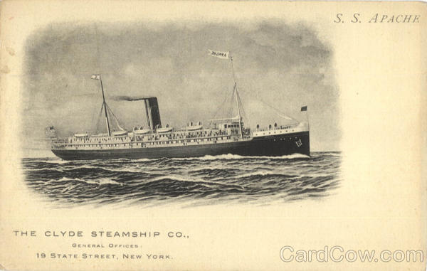 Clyde Steamship Co S.S. Apache Boats, Ships