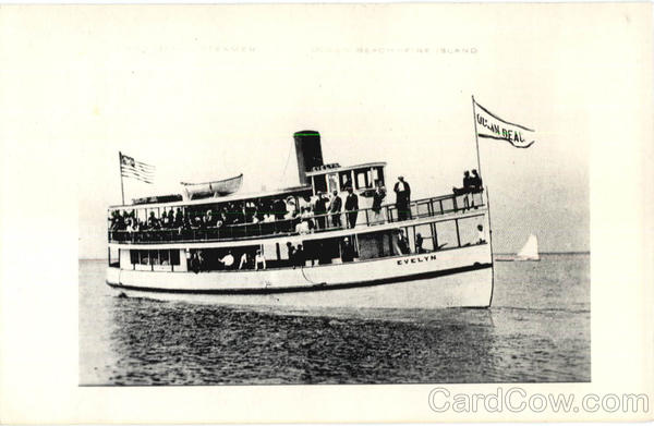 SS Evelyn Ocean Beach - Fire Island Boats, Ships