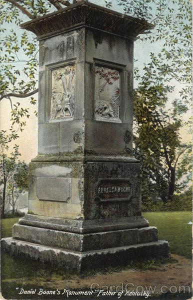 Daniel Boone's Monument Father of Kentucky Frankfort