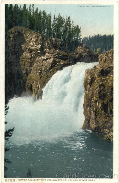 Upper Falls of the Yellowstone Yellowstone National Park Wyoming