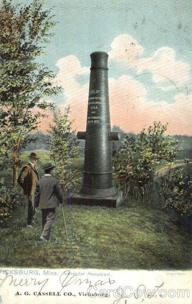 Surrender Monument Vicksburg Mississippi