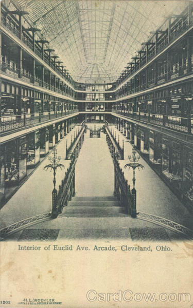 Interior of Euclid Ave. Arcade Cleveland Ohio