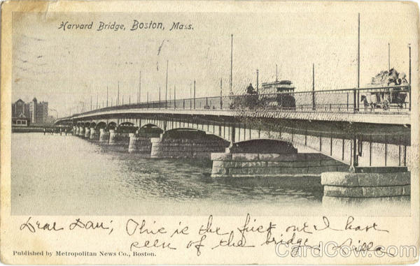 Harvard Bridge Boston Massachusetts
