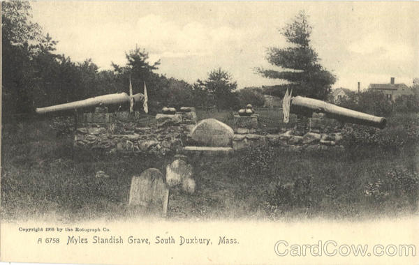 Myles Standish Grave South Duxbury Massachusetts