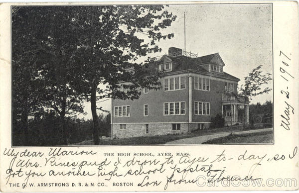 The High School Ayer Massachusetts