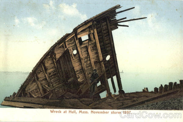 Wreck at Hull Massachusetts