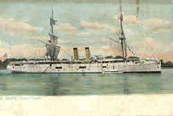U.S. Navy, Cruiser Topeka Boats, Ships Postcard Postcard