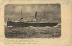 Clyde Steamship Co S.S. Huron Postcard