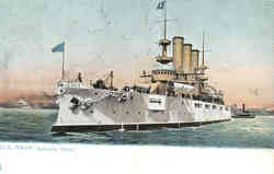 U.S. Navy, Battleship Maine Postcard