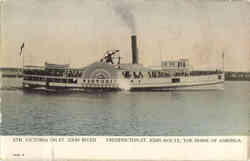 Str. Victoria on St. John River Postcard