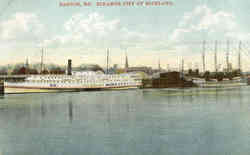 Steamer "City of Rockland" Bangor, ME Boats, Ships Postcard Postcard