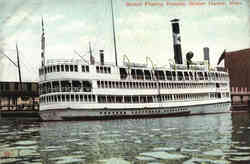 Boston Floating Hospital, Boston Harbor Massachusetts Boats, Ships Postcard Postcard