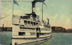The Boston Floating Hospital Massachusetts Boats, Ships Postcard Postcard
