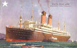 White Star Line Twin-Screw R.M.S. Adriatic Postcard