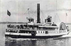 Day Star American Steamboat Co. Postcard