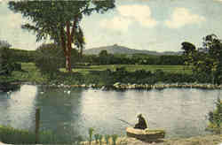 Fishing Scene Postcard