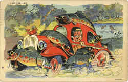 Fishing: I Got the Limit Postcard