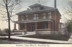 Residence, Upper Main St. Russellville, KY Postcard Postcard