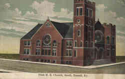 First M. E. Church, South Russell, KY Postcard Postcard