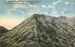 Highest Point in Cascades on line of the Great Northern Ry Postcard Postcard