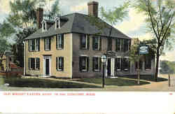 Old Wright Tavern Concord, MA Postcard Postcard