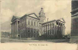 Court House St. Joseph, MO Postcard Postcard