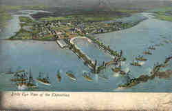 Birds Eye View of the Jamestown Exposition Postcard
