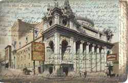 Willis Wood Theatre Postcard