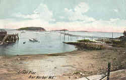 Steel Pier Bar Harbor, ME Postcard Postcard