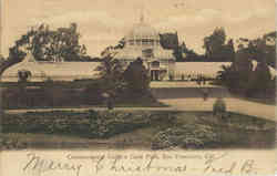 Conservatory, Golden Gate Park Postcard