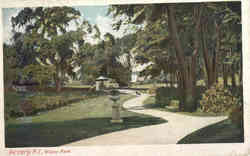 Wilcox Park Westerly, RI Postcard Postcard