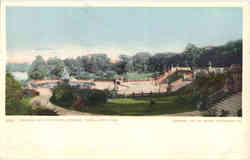 Terrace and Fountain Postcard