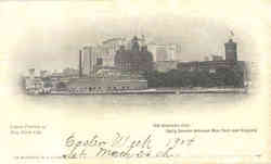 Lower Portion of New York City Postcard