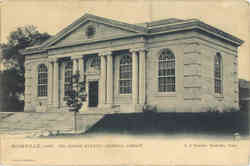 The George Maxwell Memorial Library Rockville, CT Postcard Postcard