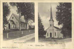 Christ Episcopal Church, Methodist Episcopal Church Canaan, CT Postcard Postcard