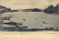 Lower Landing, Snipsic Lake Rockville, CT Postcard Postcard