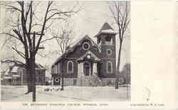 The Methodist Episcopal Church Windsor, CT Postcard Postcard