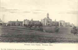 Worcester Insane Hospital Postcard